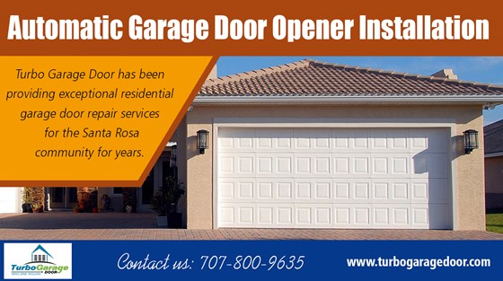 Automatic garage door opener installation: Automatic garage door opener installation